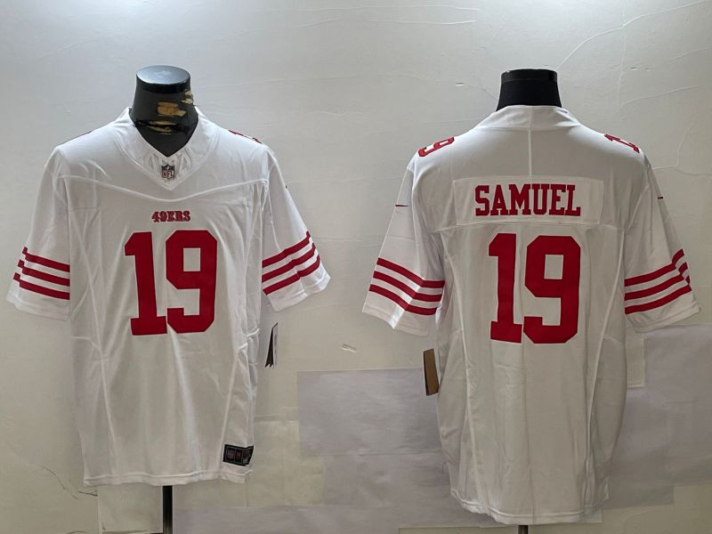 Men San Francisco 49ers #19 Samuel White three generations 2024 Nike Limited NFL Jersey style 6->san francisco 49ers->NFL Jersey